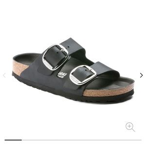 Birkenstock Arizona Big Buckle Oiled Black Leather